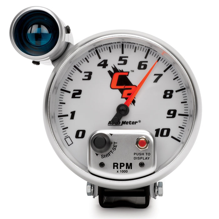 AutoMeter 7299 GAUGE; TACHOMETER; 5in.; 10K RPM; PEDESTAL W/EXT. SHIFT-LITE; C2 - Truck Part Superstore