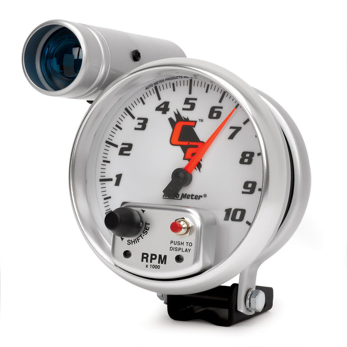 AutoMeter 7299 GAUGE; TACHOMETER; 5in.; 10K RPM; PEDESTAL W/EXT. SHIFT-LITE; C2 - Truck Part Superstore
