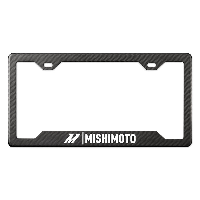 Mishimoto MMPROMO-FRAME-CF-M Carbon Fiber License Plate Frame, Matte Carbon Fiber - Truck Part Superstore