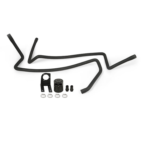 Mishimoto MMBCC-F2D-03BE Baffled Oil Catch Can Kit, fits Ford 6.0L Powerstroke 2003-2007 - Truck Part Superstore