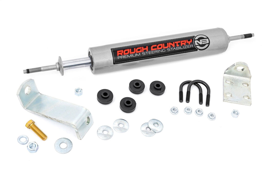Rough Country 8738530 N3 Steering Stabilizer; Incl. Mounting Brackets and Hardware; - Truck Part Superstore
