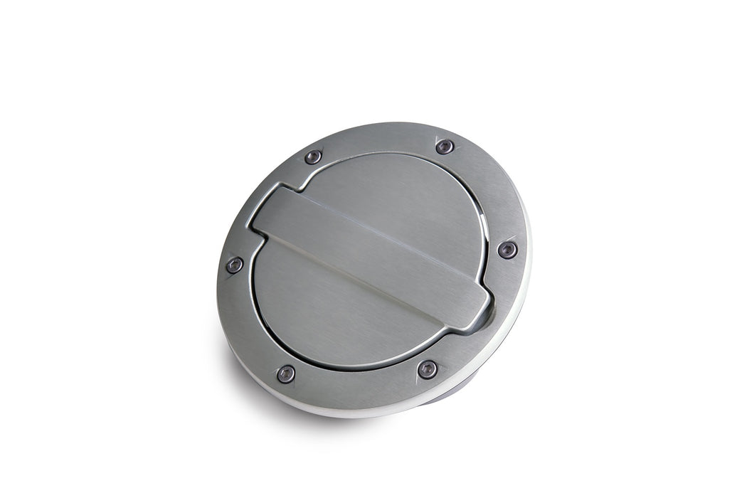 AMP Research 73000-00A Fuel Door; Brushed; - Truck Part Superstore