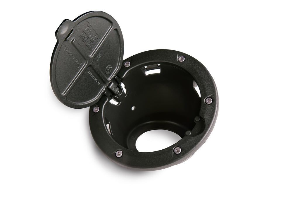 AMP Research 73000-01A Fuel Door; Black; - Truck Part Superstore