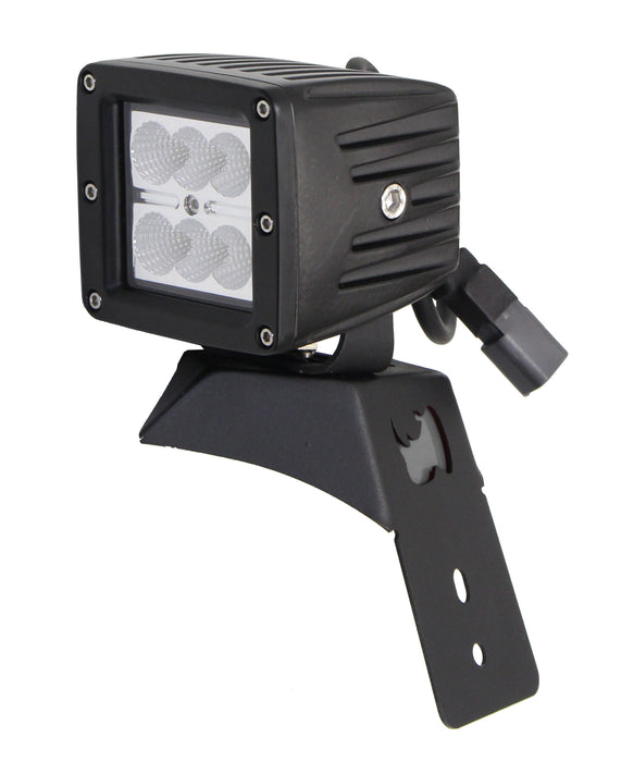 Go Rhino 730035T XE Hood Latch Light Mounts for Jeep JL/JT - Fits Single 3x3 LED Cube Light - Truck Part Superstore