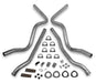 Hooker 7301HKR Blackheart Header-Back Exhaust System; 2.25 in. Tubing; Incl. Hardware; - Truck Part Superstore