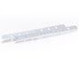 Be Cool 73037 Polished Finish Aluminum Upper and Lower Support Brackets For Shrouded Dual 11 Inch Fan Installation Be Cool Radiator - Truck Part Superstore