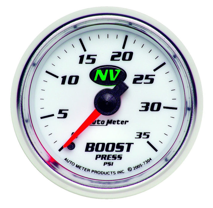 AutoMeter 7304 GAUGE; BOOST; 2 1/16in.; 35PSI; MECHANICAL; NV - Truck Part Superstore