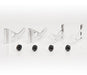 Be Cool 73054 Polished Finish Mounting Brackets for 13 Inch and 16 Inch Electric Fan Installation Set of 4 Be Cool Radiator - Truck Part Superstore