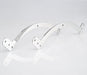 Be Cool 73074 Polished Finish Set of Billet Moon Shape Mounting Brackets for 16 Inch fan Be Cool Radiator - Truck Part Superstore