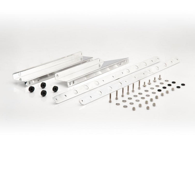 Be Cool 73108 70-72 Mopar B-Body and 70-74 E-Body Polished Finish Aluminum Accessory Fan Brackets Be Cool Radiator - Truck Part Superstore