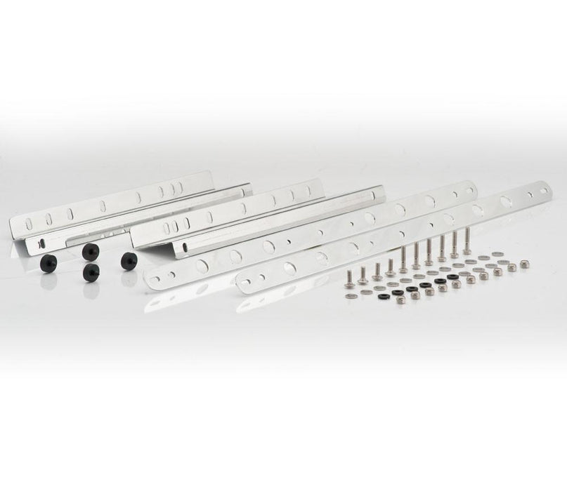 Be Cool 73109 59-64 Chevrolet Polished Finish Aluminum Accessory Fan Brackets Be Cool Radiator - Truck Part Superstore