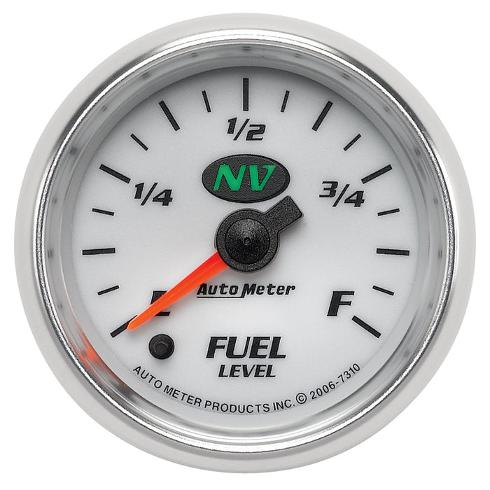 AutoMeter 7310 GAUGE; FUEL LEVEL; 2 1/16in.; 0-280O PROGRAMMABLE; NV - Truck Part Superstore