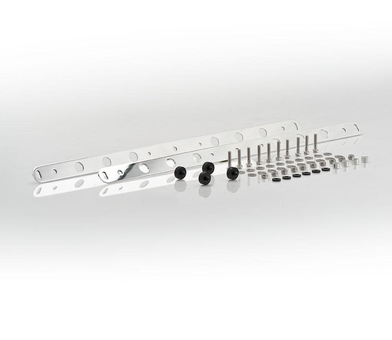 Be Cool 73110 67-70 Ford Mustang Polished Finish Aluminum Accessory Fan Brackets Be Cool Radiator - Truck Part Superstore