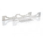Be Cool 73128 Polished Finish Aluminum Brackets for Dual 12 Inch Electric Fan Installation Be Cool Radiator - Truck Part Superstore