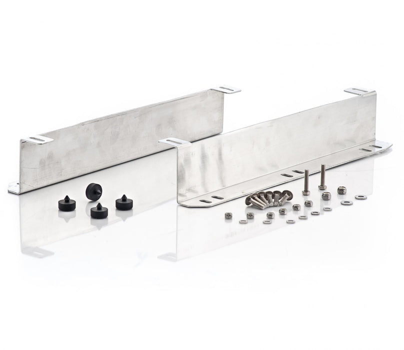Be Cool 73133 Polished Finish Aluminum Fan Brackets for Downflow Radiator w/Dual 11 Fans For 60-62 Chevrolet/GMC Truck Be Cool Radiator - Truck Part Superstore