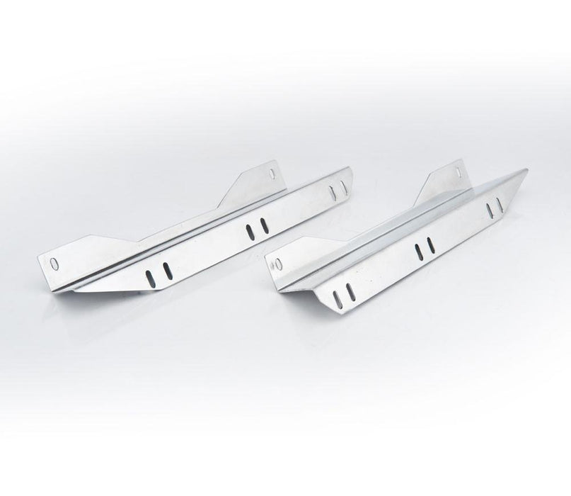 Be Cool 73142 Polished Finish Aluminum Fan Brackets for Downflow Radiator w/Dual 11 Fans For 55-59 Chevrolet/GMC Truck Be Cool Radiator - Truck Part Superstore