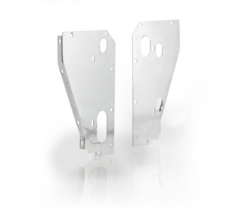 Be Cool 73166 57 Chev Core Support Side Panels GM LS-1 w/AC Auto Trans Polished Aluminum Be Cool Radiator - Truck Part Superstore