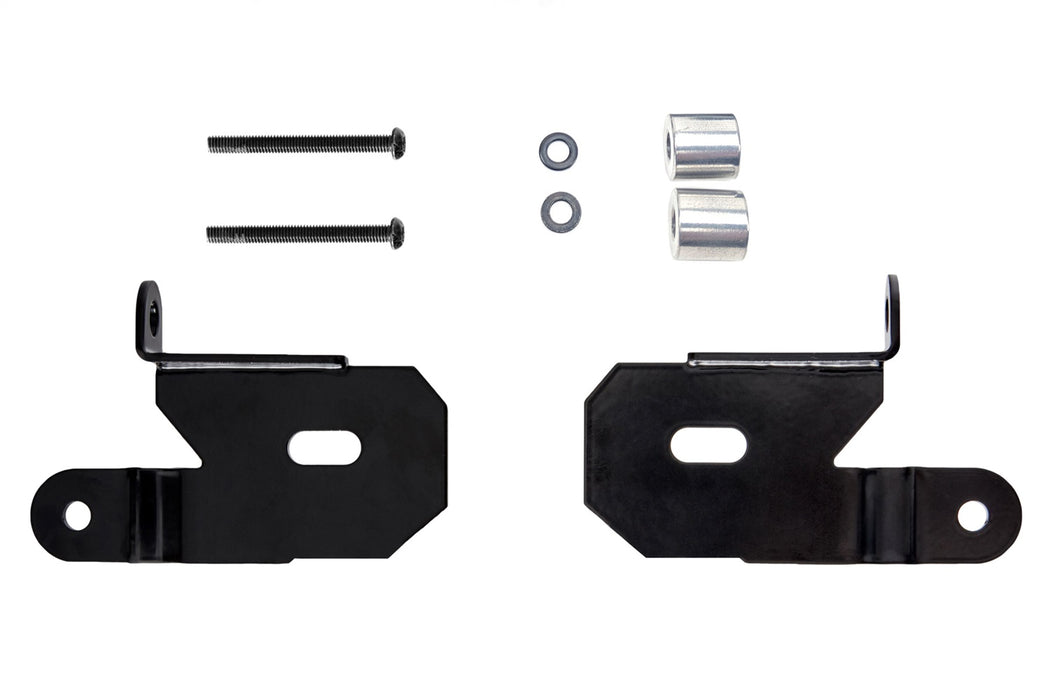 KC Hilites 7318 Jeep JL; A-Pillar Bracket Set Blk - Truck Part Superstore