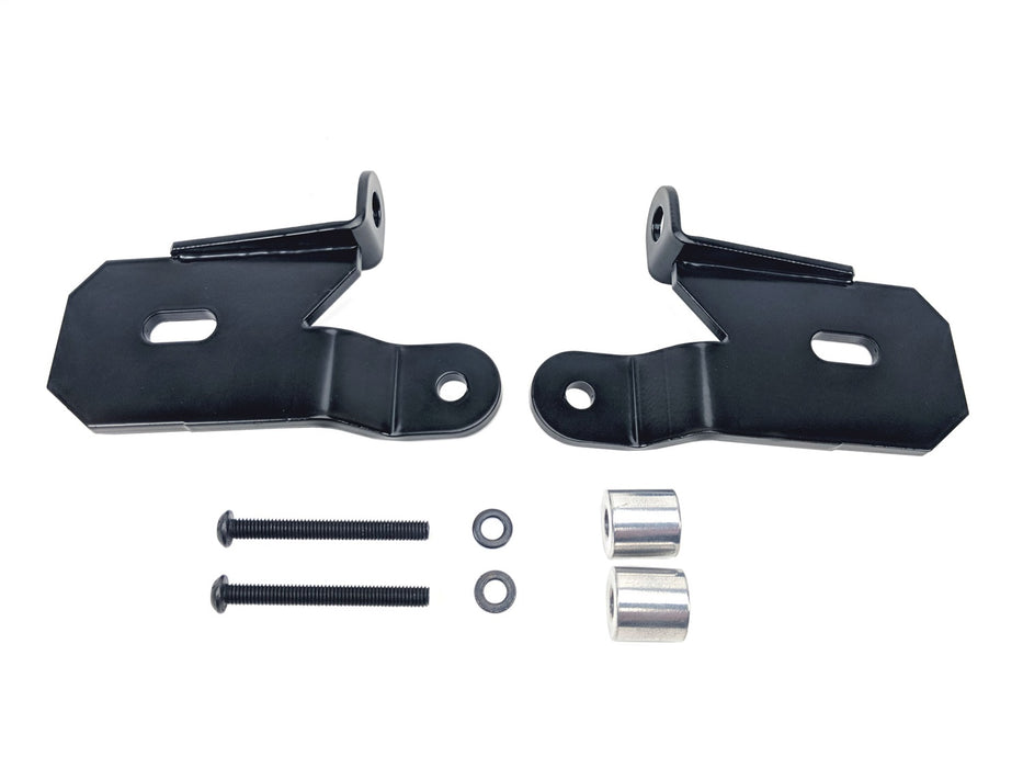 KC Hilites 7318 Jeep JL; A-Pillar Bracket Set Blk - Truck Part Superstore