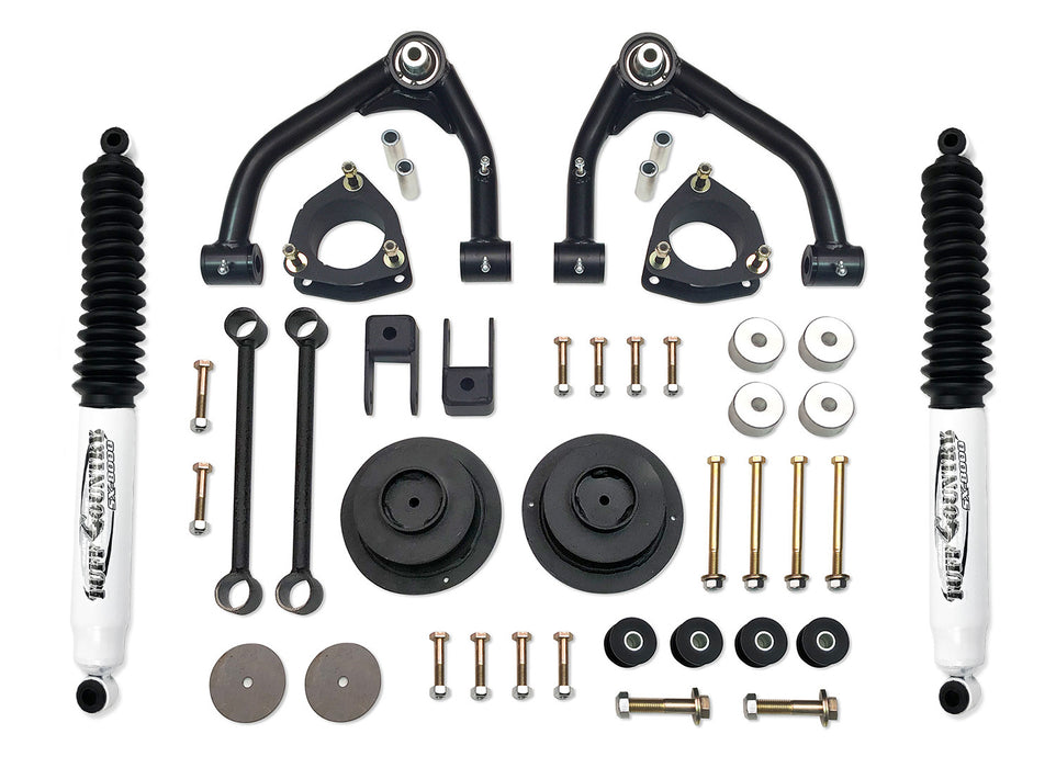 Tuff Country 14166KN 4 Inch Uni Ball Lift Kit 14-18 Chevy Suburban/Tahoe/GMC Yukon XL/GMC Yukon 1500 w/ SX8000 Shocks Fits Models w/aluminum factory Upper Control Arms or Two Piece Stamped Steel  Tuff Country - Truck Part Superstore