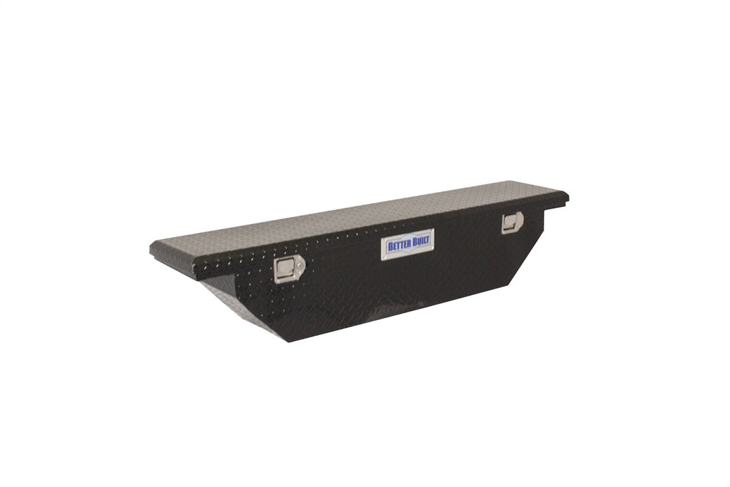 Better Built 73210285 Narrow Low Profile Crossover Classic Wedge Tool Box; 61.5in.; Single Lid; Black; - Truck Part Superstore