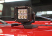 Go Rhino 732230T XE Center Hood Light Mounts for Jeep JL/JT - Fits Single 3x3 LED Cube - Truck Part Superstore