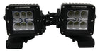 Go Rhino 732230T XE Center Hood Light Mounts for Jeep JL/JT - Fits Single 3x3 LED Cube - Truck Part Superstore
