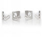 Be Cool 73231 Polished Alum Brkts for 13 Inch and 16 Inch Fan w/Smooth Top Plate/U-Shaped Bottom Plate C-flow (4) Be Cool Radiator - Truck Part Superstore