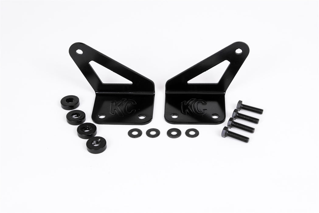 KC Hilites 7324 Jeep JK; Hood Mount Brkt Set for 30in. LED 07-18 - Truck Part Superstore