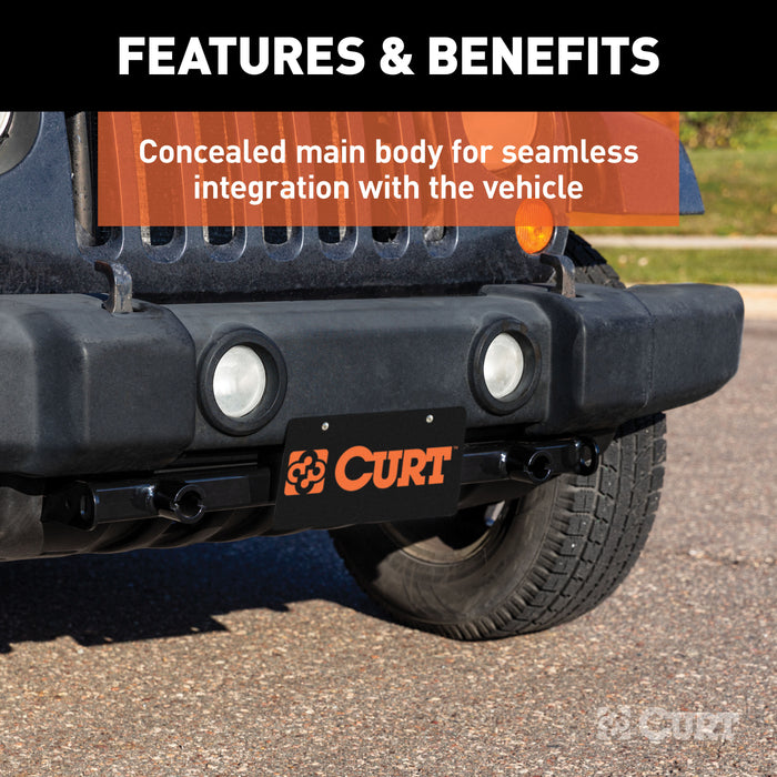 CURT 70102 Custom Tow Bar Base Plate; Select Jeep Wrangler JK - Truck Part Superstore