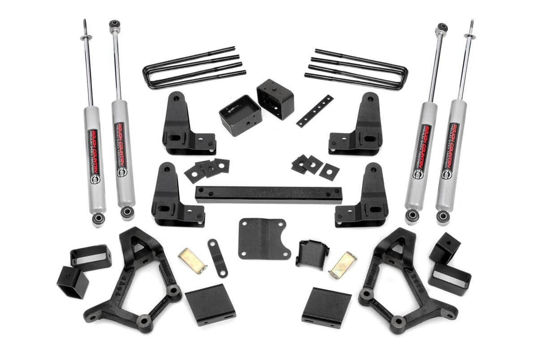 Rough Country 733.2 4-5 Inch Toyota Suspension Lift Kit Ext Cab 86-89 4Runner 86- 95 Toyota Pickup Rough Country - Truck Part Superstore
