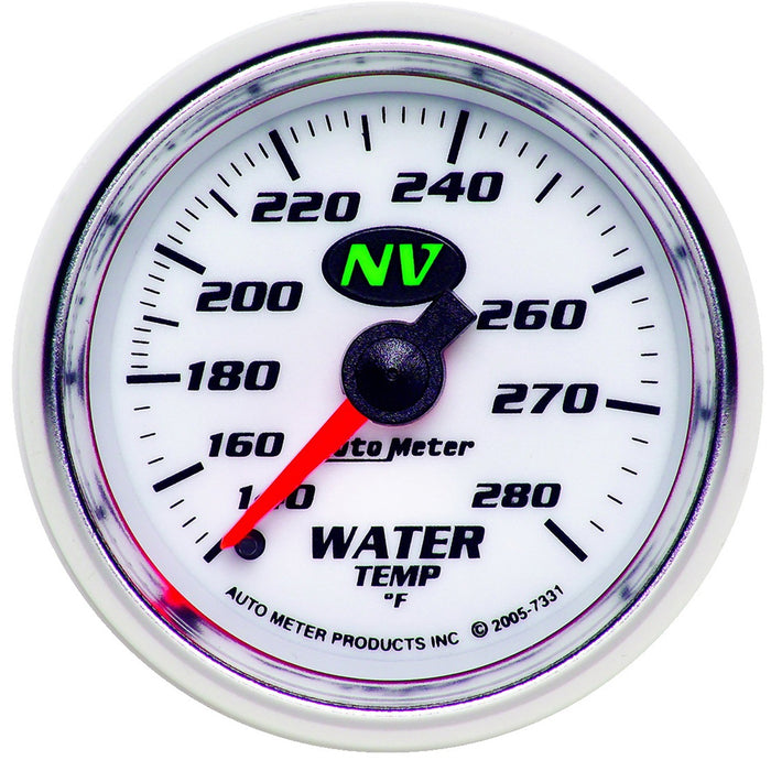 AutoMeter 7331 GAUGE; WATER TEMP; 2 1/16in.; 140-280deg.F; MECHANICAL; NV - Truck Part Superstore