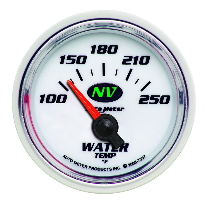 AutoMeter 7337 GAUGE; WATER TEMP; 2 1/16in.; 100-250deg.F; ELECTRIC; NV - Truck Part Superstore