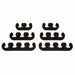 SpeedFx 7338 7-9 MM Spark Plug Wire With Two 2-Hole/ Two 3-Hole/ Two 4-Hole Separators Black - Truck Part Superstore