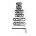 SpeedFx 7342 8-9 MM Spark Plug Wire With Two 2-Hole/ Two 3-Hole/ Two 4-Hole Separators Chrome - Truck Part Superstore
