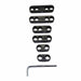 SpeedFx 7343 8-9 MM Spark Plug Wire With Two 2-Hole/ Two 3-Hole/ Two 4-Hole Separators Black - Truck Part Superstore