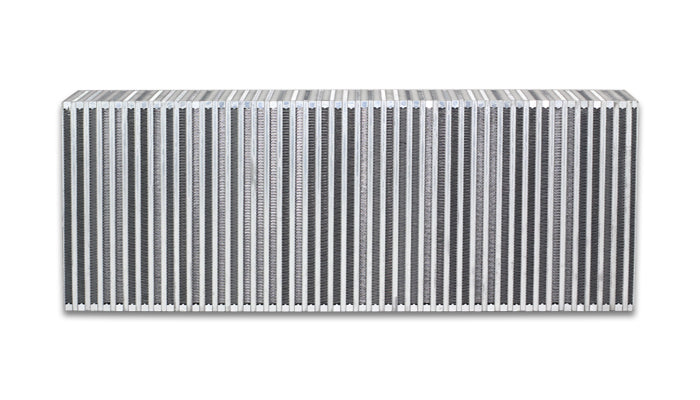 Vibrant Performance 12851 Vertical Flow Intercooler; 30in.W x 10in.H x 3.5in. Thick; Aluminum; - Truck Part Superstore