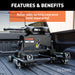 CURT 16023 Puck System 5th Wheel Roller Adapter; 20K; Select Silverado; Sierra; 6.5ft. Bed - Truck Part Superstore