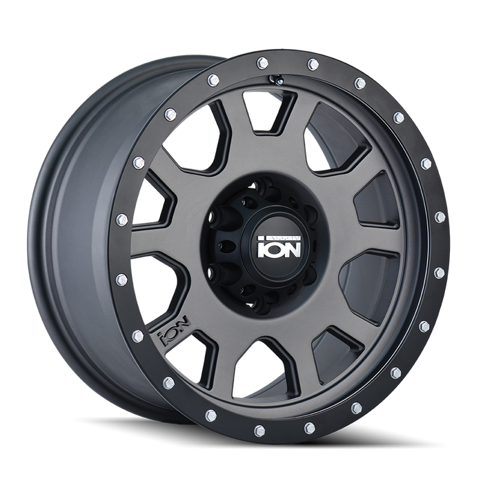 ION 135-2973MG12 135 (135) MATTE GUNMETAL/BLACK BEADLOCK 20X9 5-127 -12MM 83.82MM - Truck Part Superstore