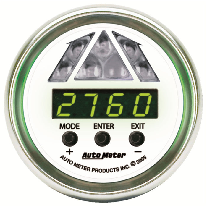 AutoMeter 7387 GAUGE; SHIFT LIGHT; DIGITAL RPM W/GREEN LED LIGHT; DPSS LEVEL 1; NV - Truck Part Superstore