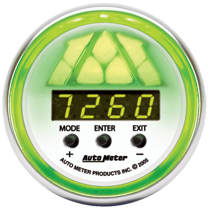 AutoMeter 7387 GAUGE; SHIFT LIGHT; DIGITAL RPM W/GREEN LED LIGHT; DPSS LEVEL 1; NV - Truck Part Superstore