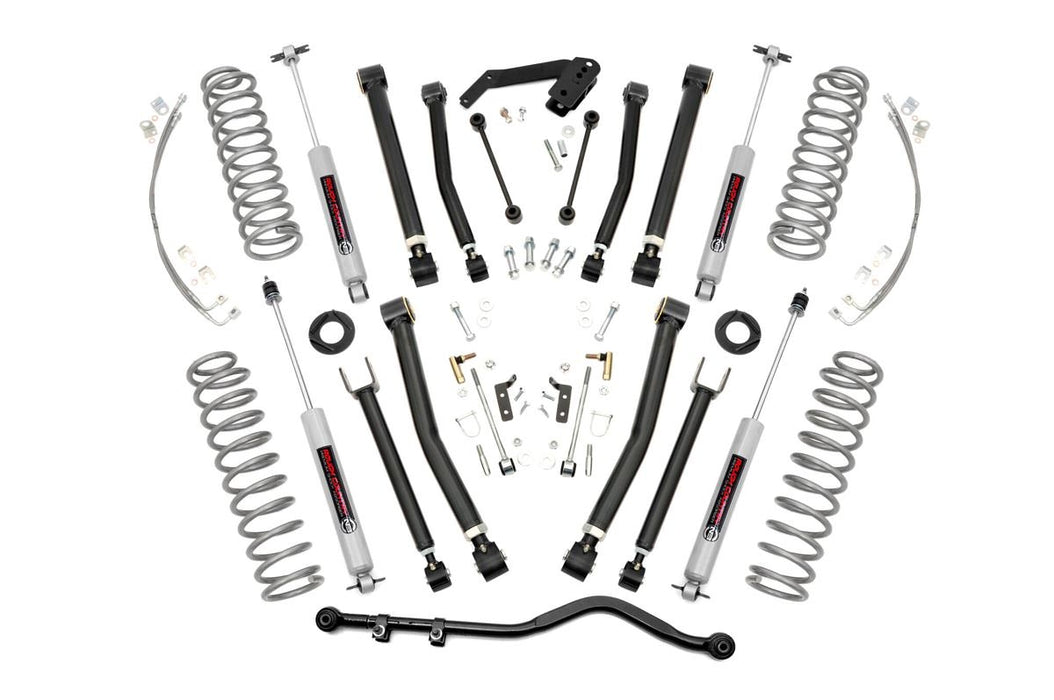 Rough Country 67430 4 Inch Jeep X-Series Suspension Lift Kit 07-18 Wrangler JK Unlimited Rough Country - Truck Part Superstore