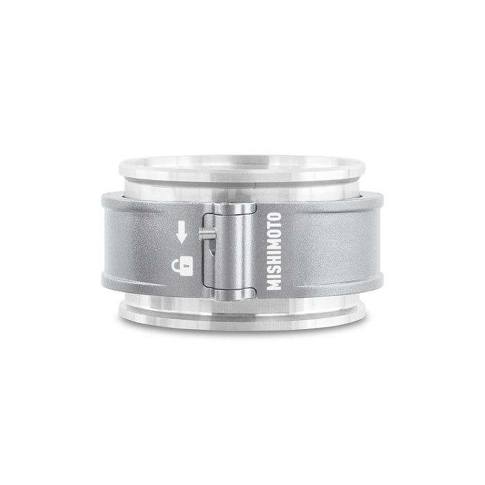 Mishimoto MMCLAMP-QD-30CL Quick Release Clamp Assembly, 3in Silver - Truck Part Superstore