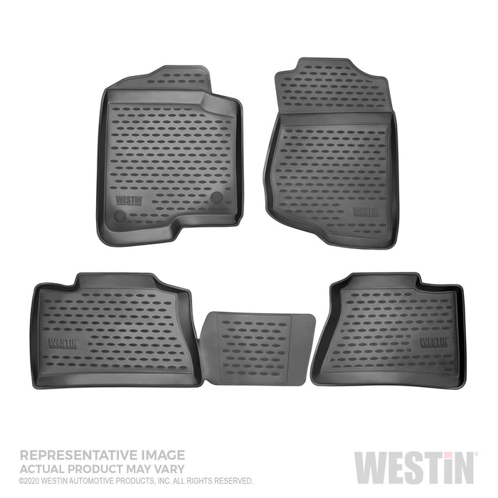 Westin 74-30-51026 Profile Floor Liners; 4 pc.; Front And Rear; Black; - Truck Part Superstore