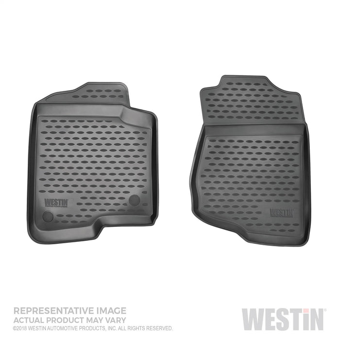 Westin 74-35-11001 Profile Floor Liners; 1 pc.; Front; Black; - Truck Part Superstore