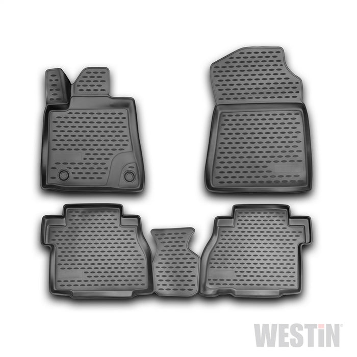 Westin 74-41-41031 Profile Floor Liners; 4 pc.; Front And Rear; Black; - Truck Part Superstore