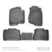 Westin 74-41-41038 Profile Floor Liners; 4 pc.; Front And Rear; Black; For Double Cab; - Truck Part Superstore
