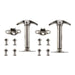 Smittybilt 7401 Hood Catch Kits 55-95 Wrangler YJ/CJ Stainless Steel Smittybilt - Truck Part Superstore