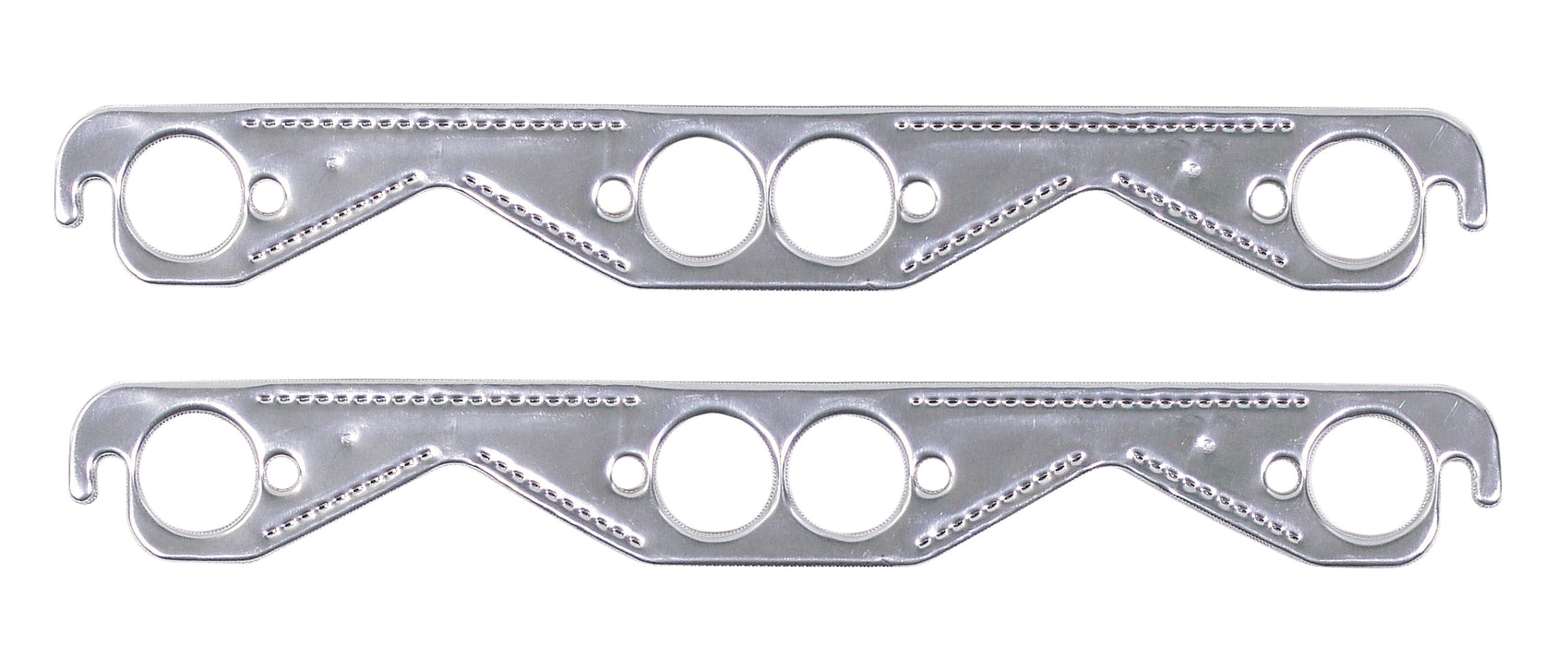 Mr Gasket 7402G Aluminum Exhaust Gasket; Round Port Shape; Port Diameter 1.63 in.; - Truck Part Superstore