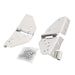 Smittybilt 7403 Windshield Hinges 76-95 Wrangler CJ/YJ Stainless Steel Smittybilt - Truck Part Superstore